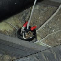 faulty wiring in attic